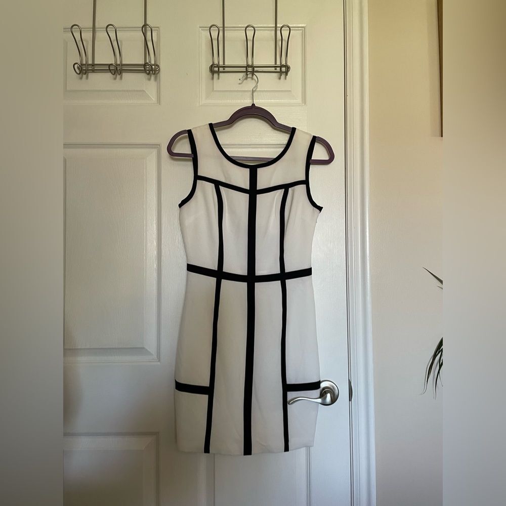 Arc and Co., black and white dress wedding guest dress size small S new …